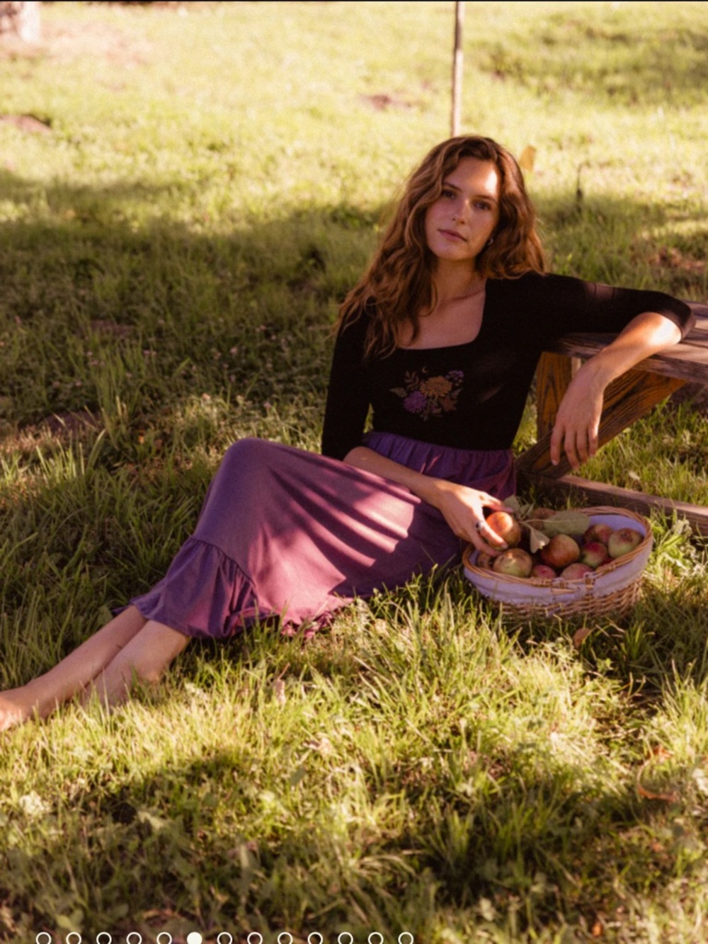 PURUSHA PEOPLE COTTAGE DRESS. Gorgeous, brand new, forest fiber, sustainable - Picture 6 of 10